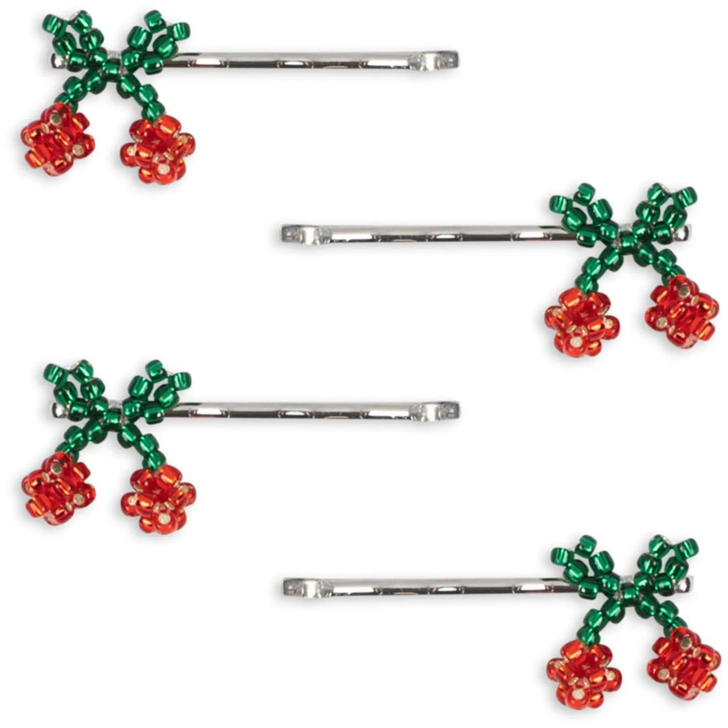 Konges Sl?jd Cherry 4 Pack Mini Cherry Hair Pin
