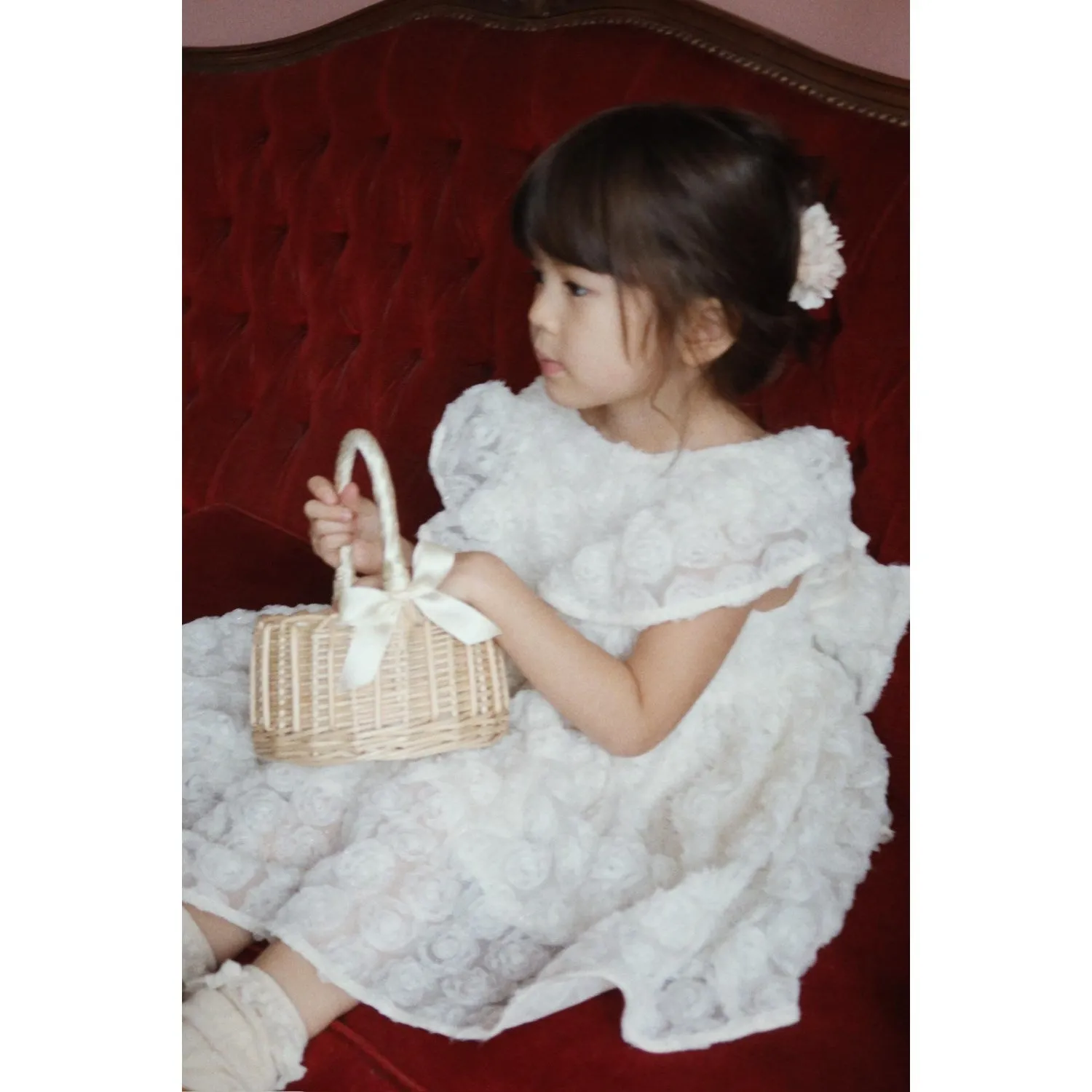 Konges Sl?jd Eggnog Celebration 2 Pack Flower Hair Clip