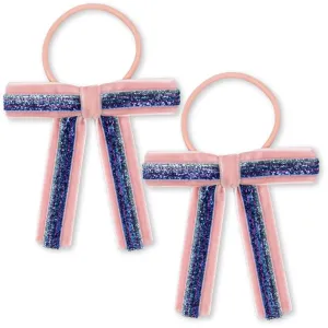 Konges Sl?jd Mellow Rose 2 Pack Velvet Bow Elastic