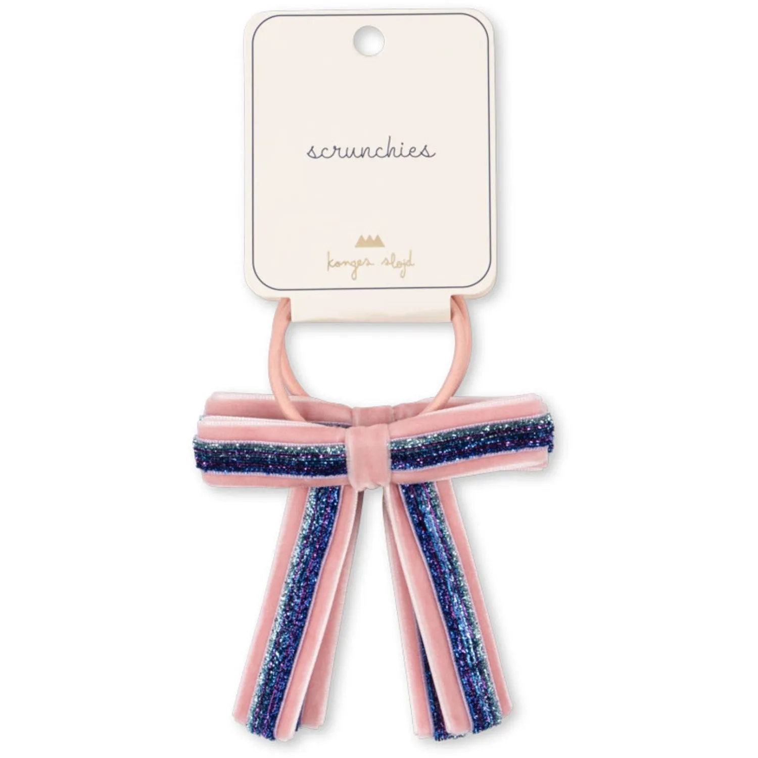 Konges Sl?jd Mellow Rose 2 Pack Velvet Bow Elastic