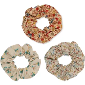 Konges Sljd Scrunchie 3-pack Small Viletta/Espalier/Fleur Color