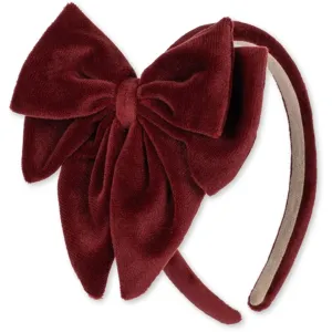 Konges Sljd Velvet Bowie Hairbrace Big Jolly Red