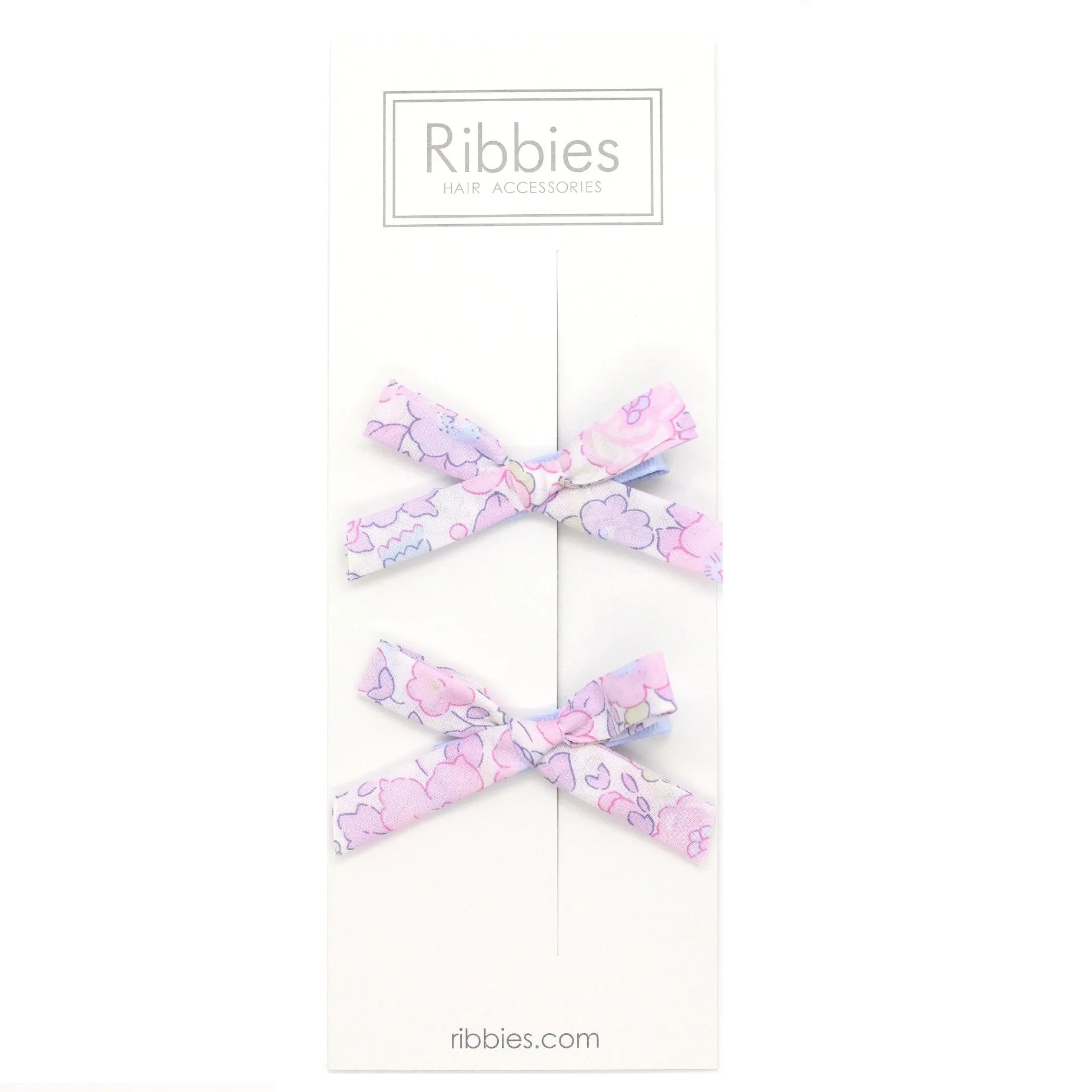 Liberty of London Schoolgirl Bows - Betsy Pastel Pink