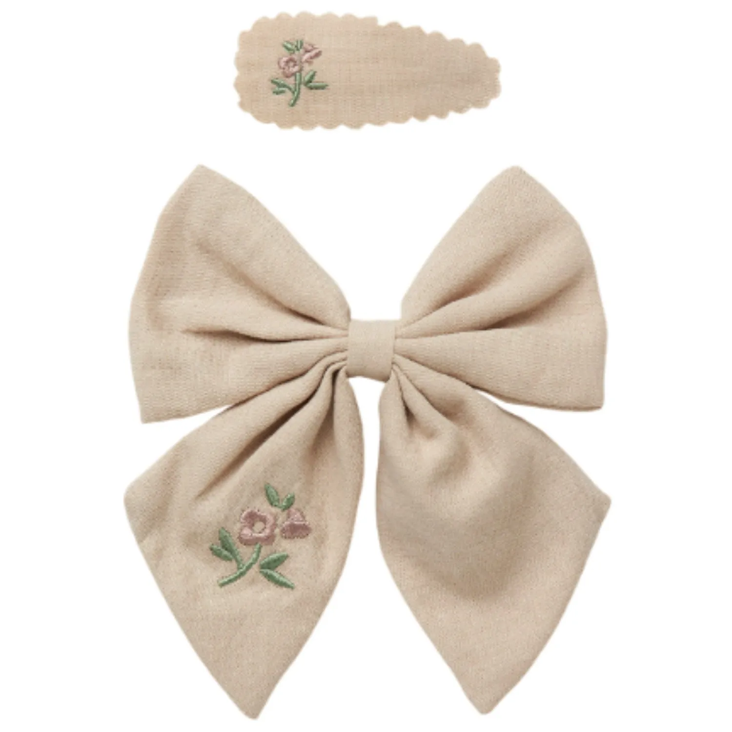 Lil'Atelier Gray Morn Lilja 2-Pack Hair Clips