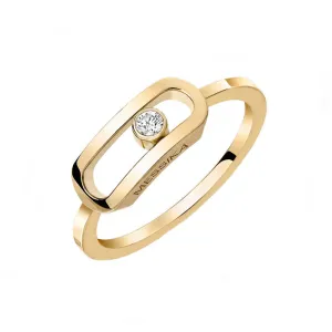 Messika Move Uno 18ct Yellow Gold Diamond Ring