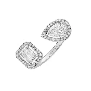 Messika My Twin Toi & Moi 18ct White Gold 0.70ct Diamond Ring