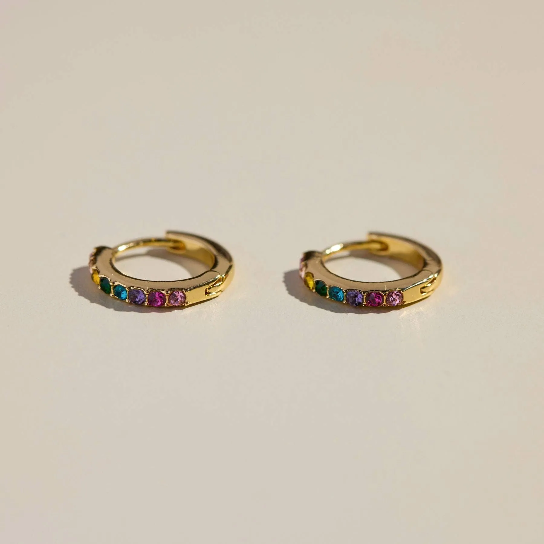 N&S Rainbow Pave Huggies