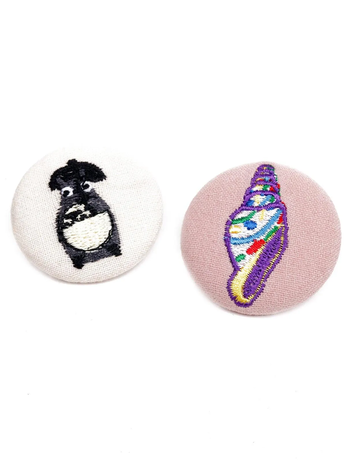 Odette Women Black Metal Brooch