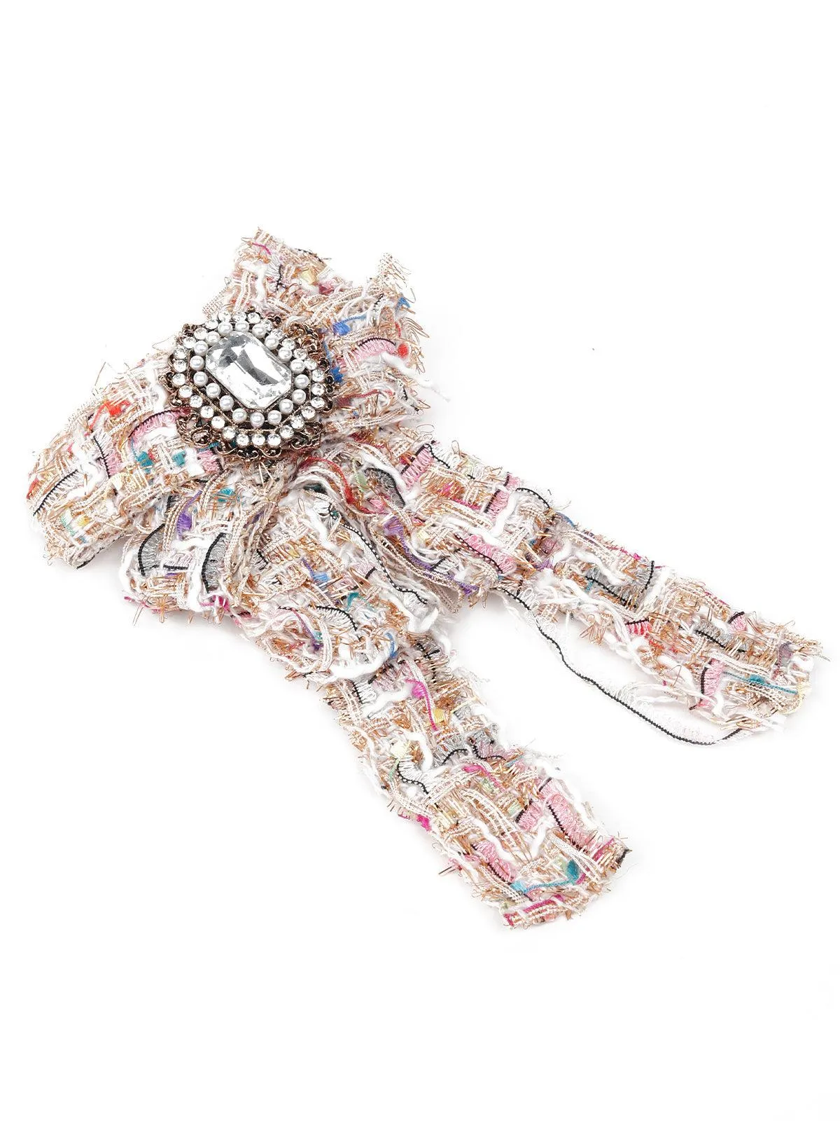 Odette Women Multicoloured Metal Brooch