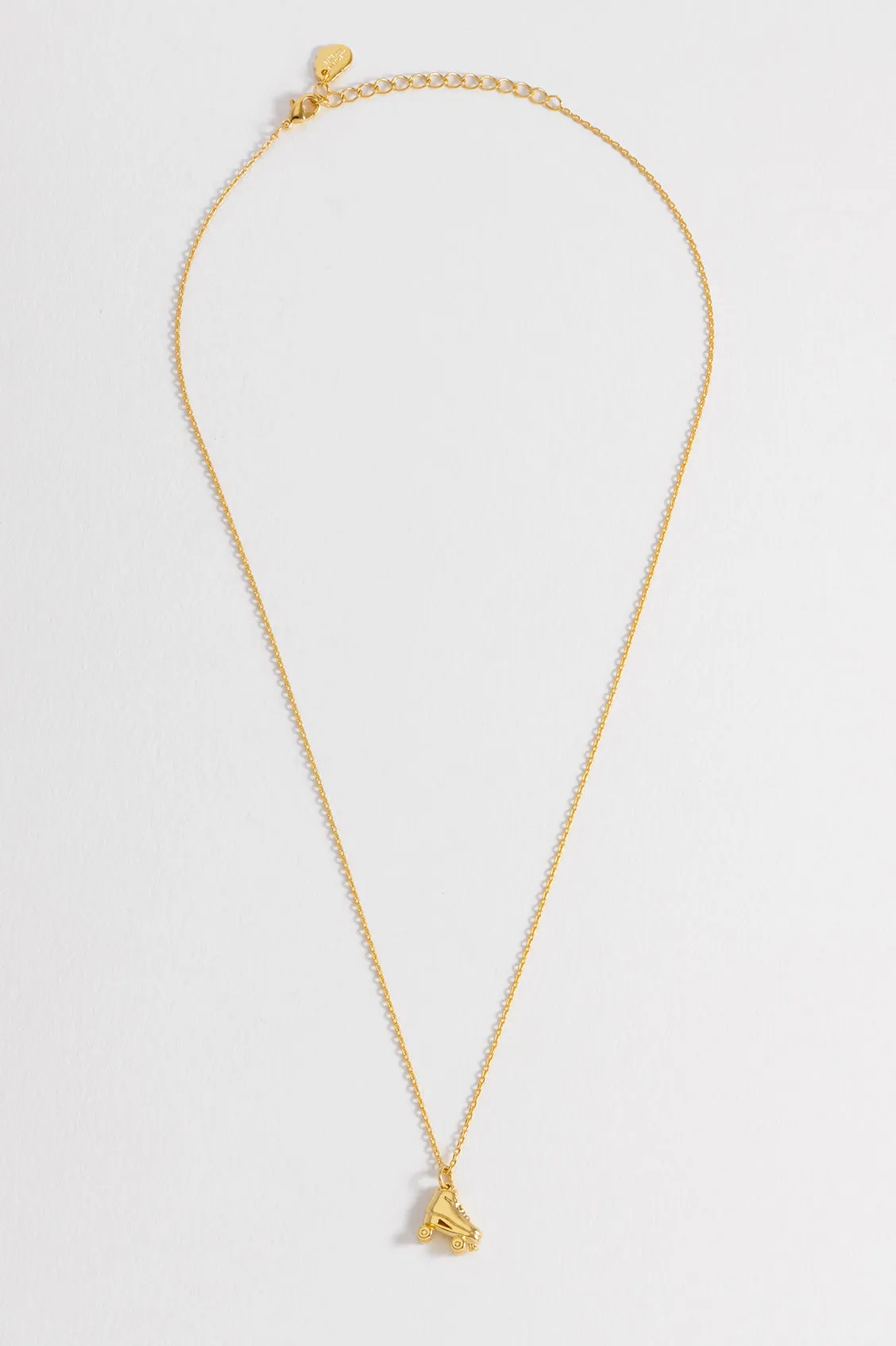 Pave Roller Skate Necklace