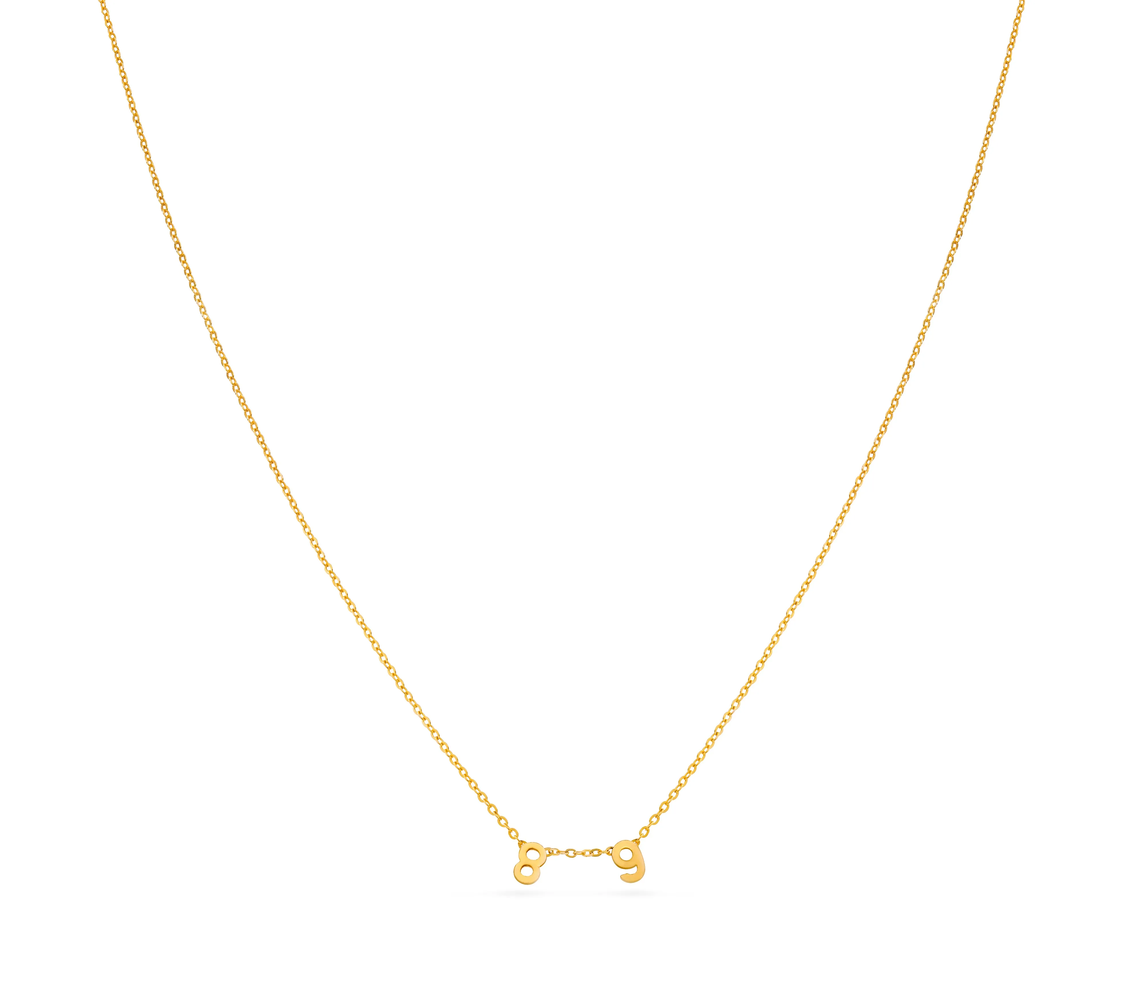 Personalized Cheyenne Necklace - Numbers