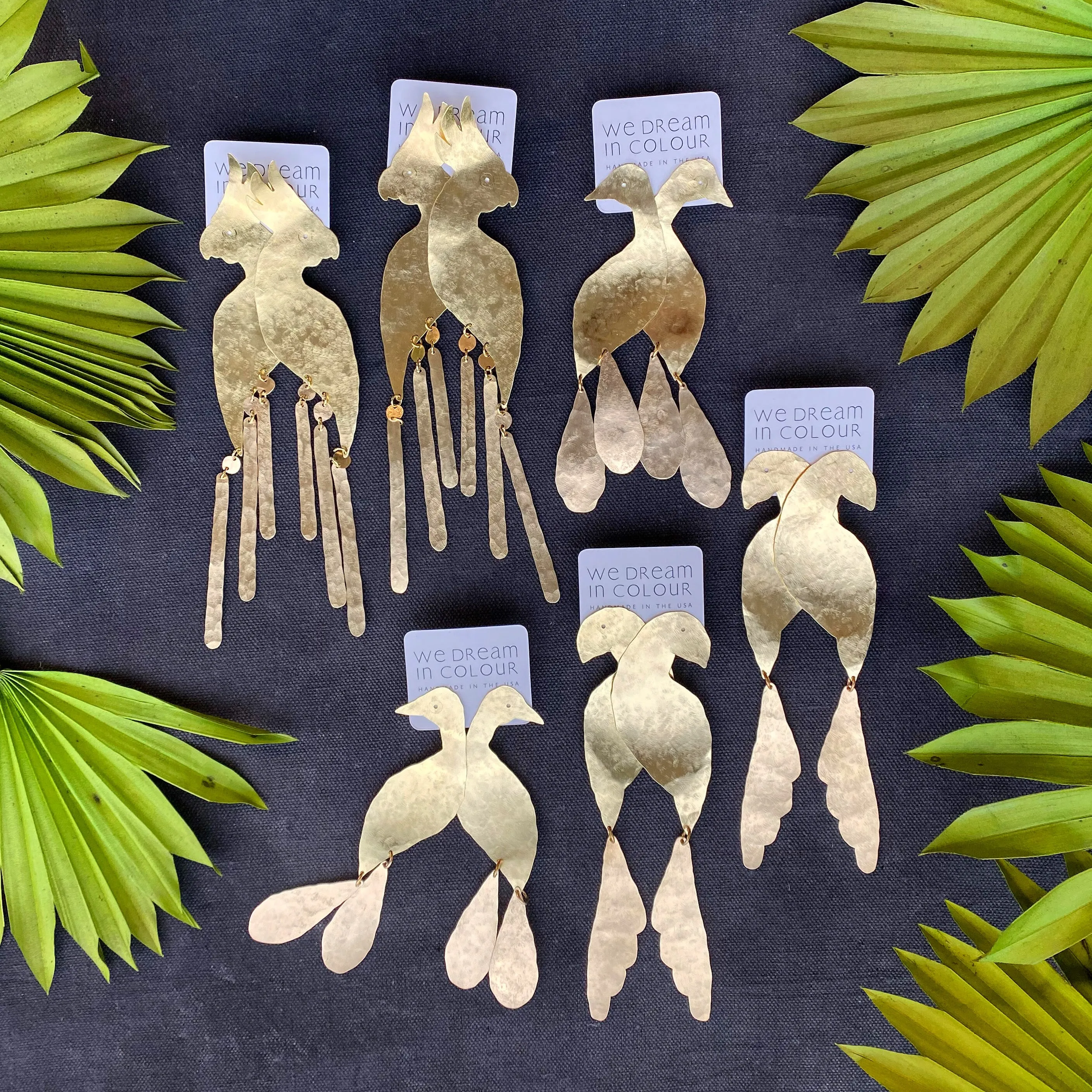 Petite Peacock Earrings