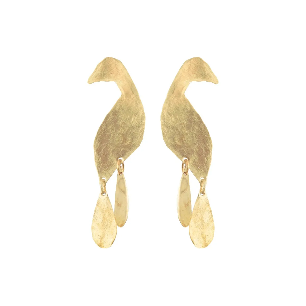 Petite Peacock Earrings