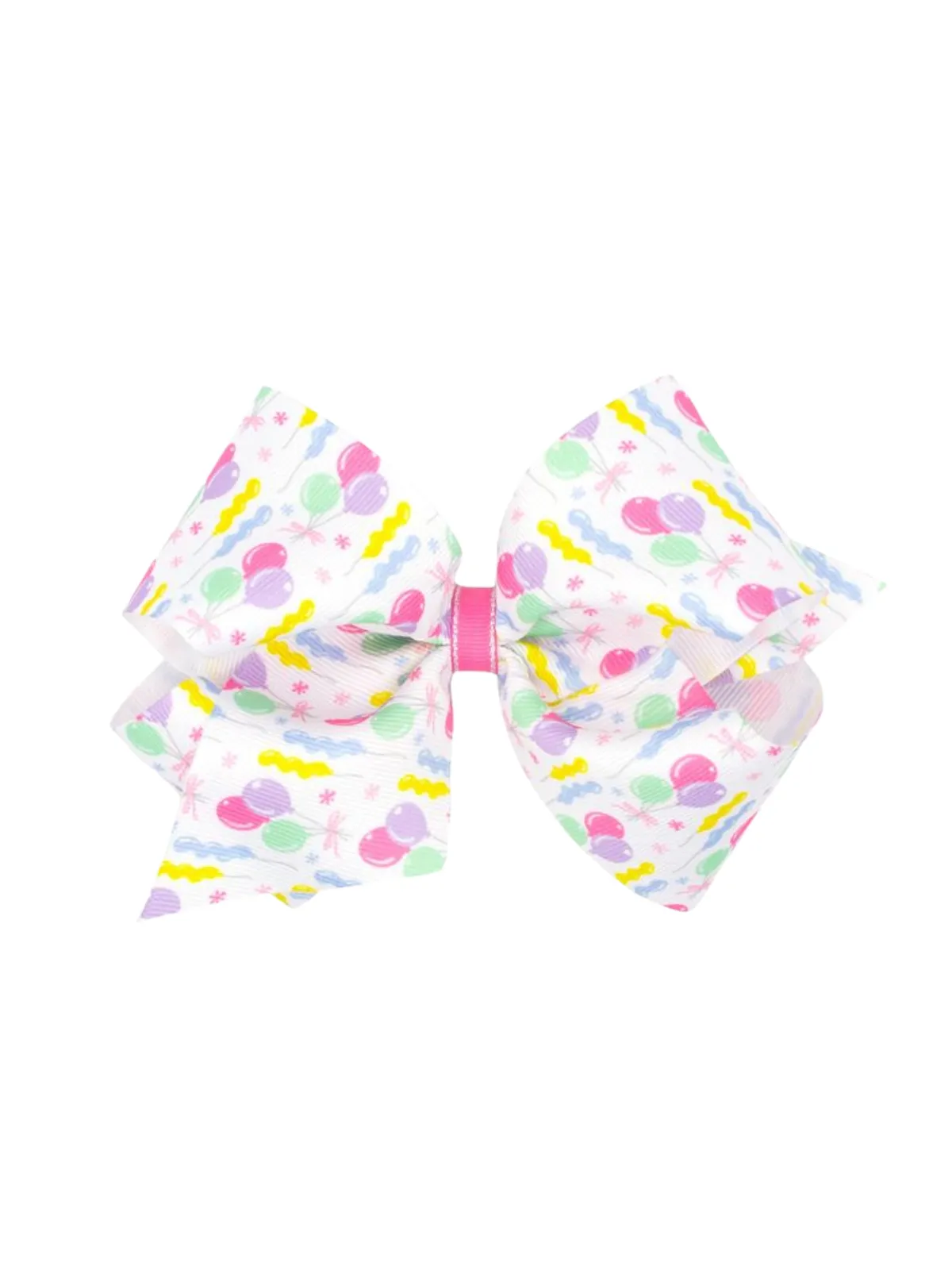 Printed Grosgrain Bow - Balloons