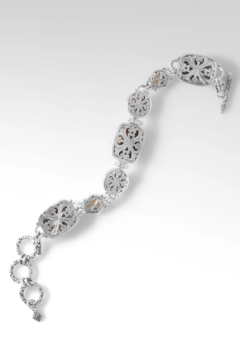 Remember Hope Bracelet II? in Brecciated Mookaite, Freshwater Pearl & Citrine