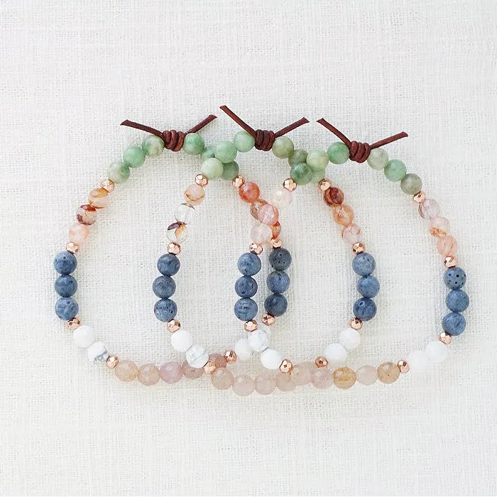 Renewal in Bloom Mini Bracelet | A Military Spouse Collaboration