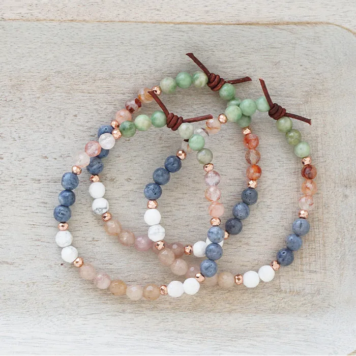 Renewal in Bloom Mini Bracelet | A Military Spouse Collaboration