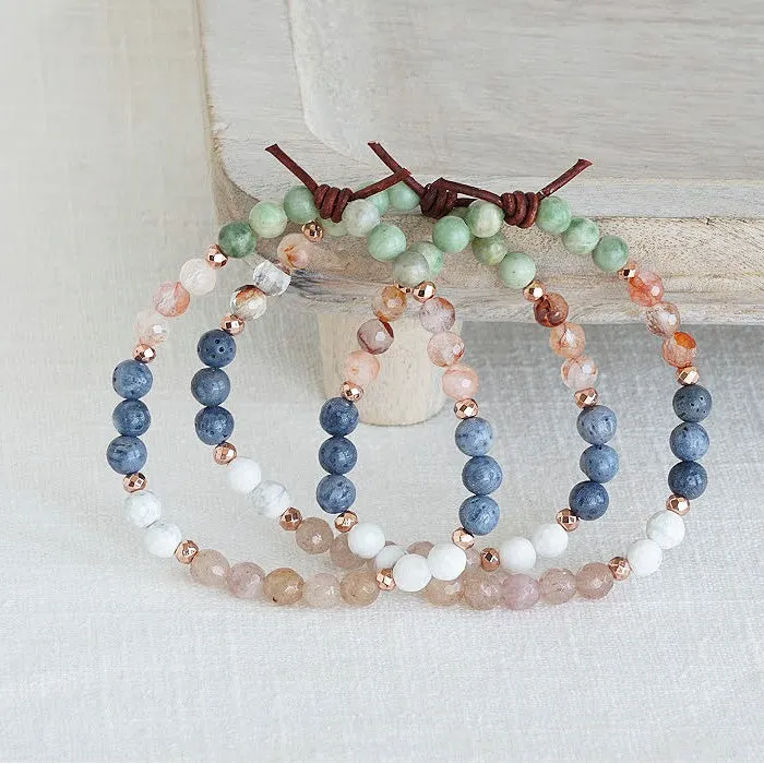 Renewal in Bloom Mini Bracelet | A Military Spouse Collaboration