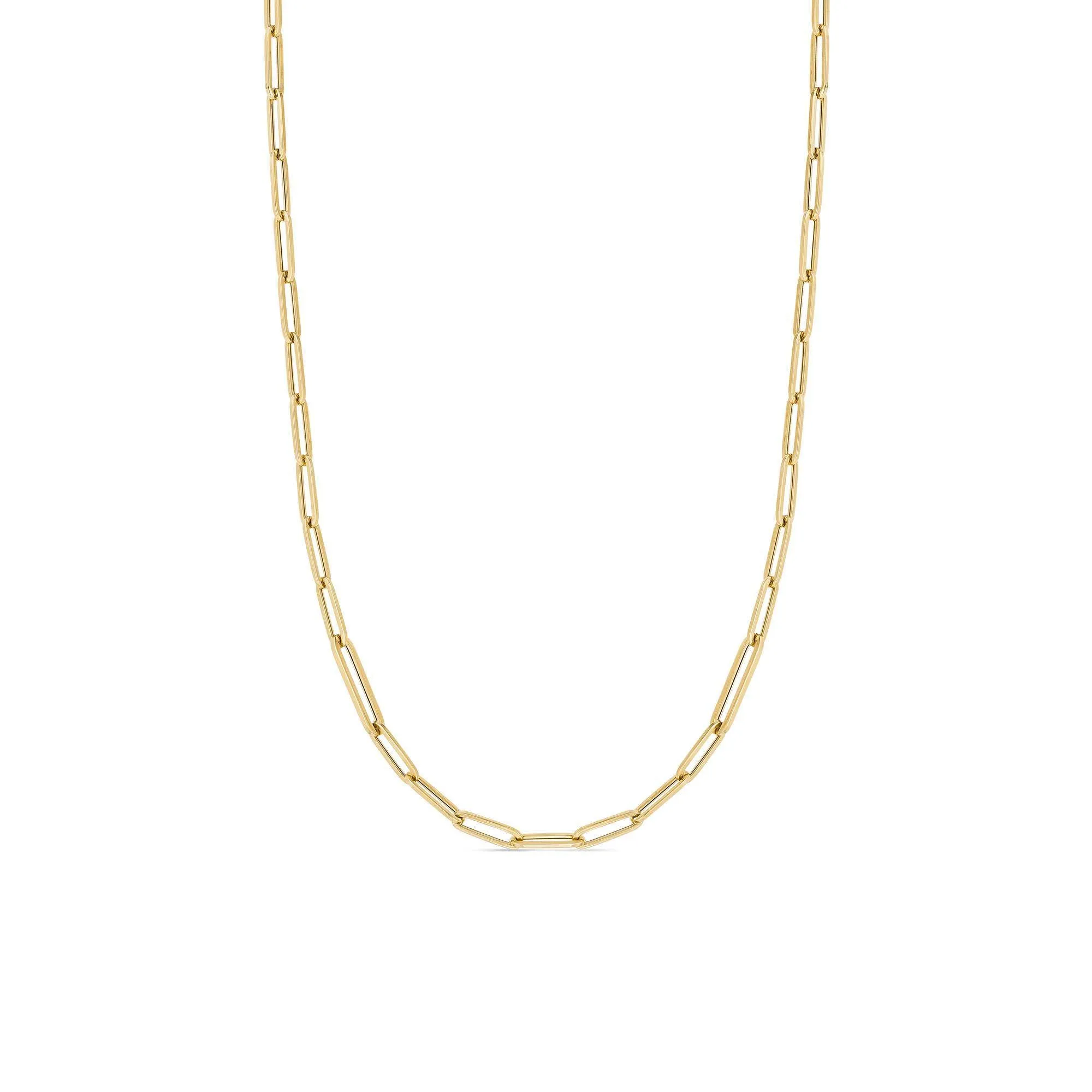 Roberto Coin Alternating Paperclip & Round Link Chain Necklace