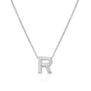 Roberto Coin &#34;R&#34; Love Letter Necklace