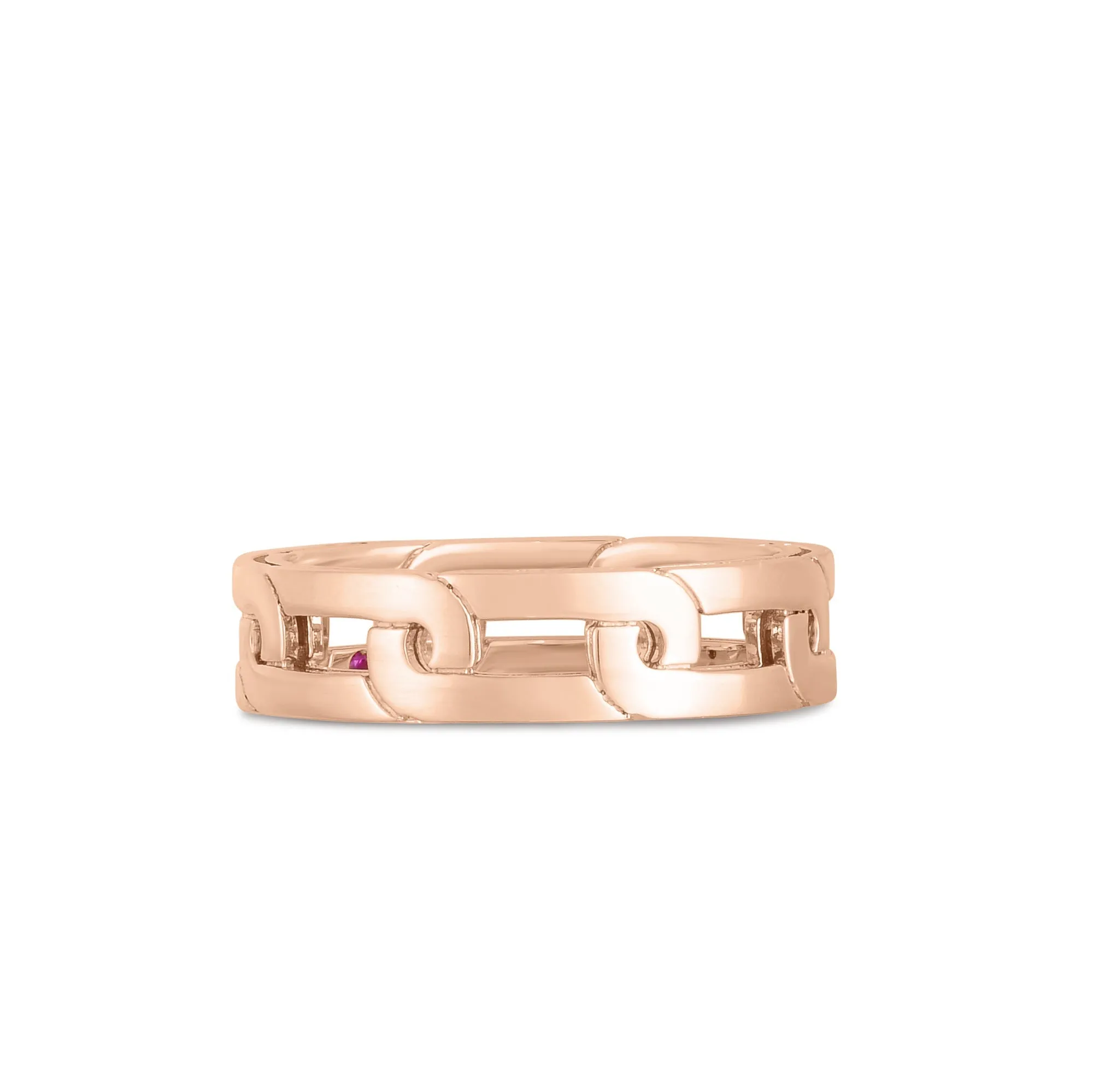 Roberto Coin Navarra 18ct Rose Gold Ring