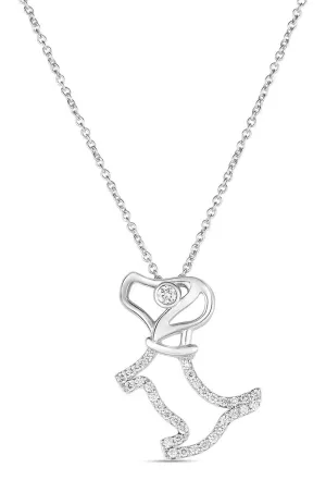 Roberto Coin Tiny Treasures Scottie Dog Necklace