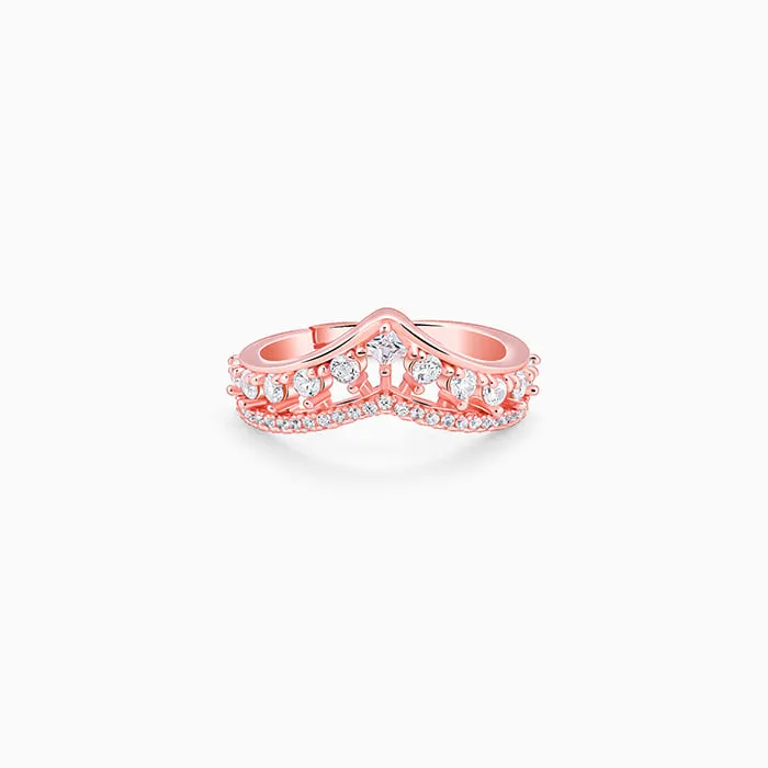 Rose Gold Shiny Vanki Ring