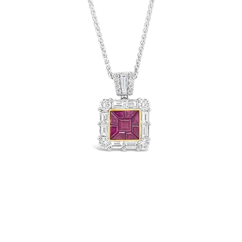 Ruby & Diamond Pendant