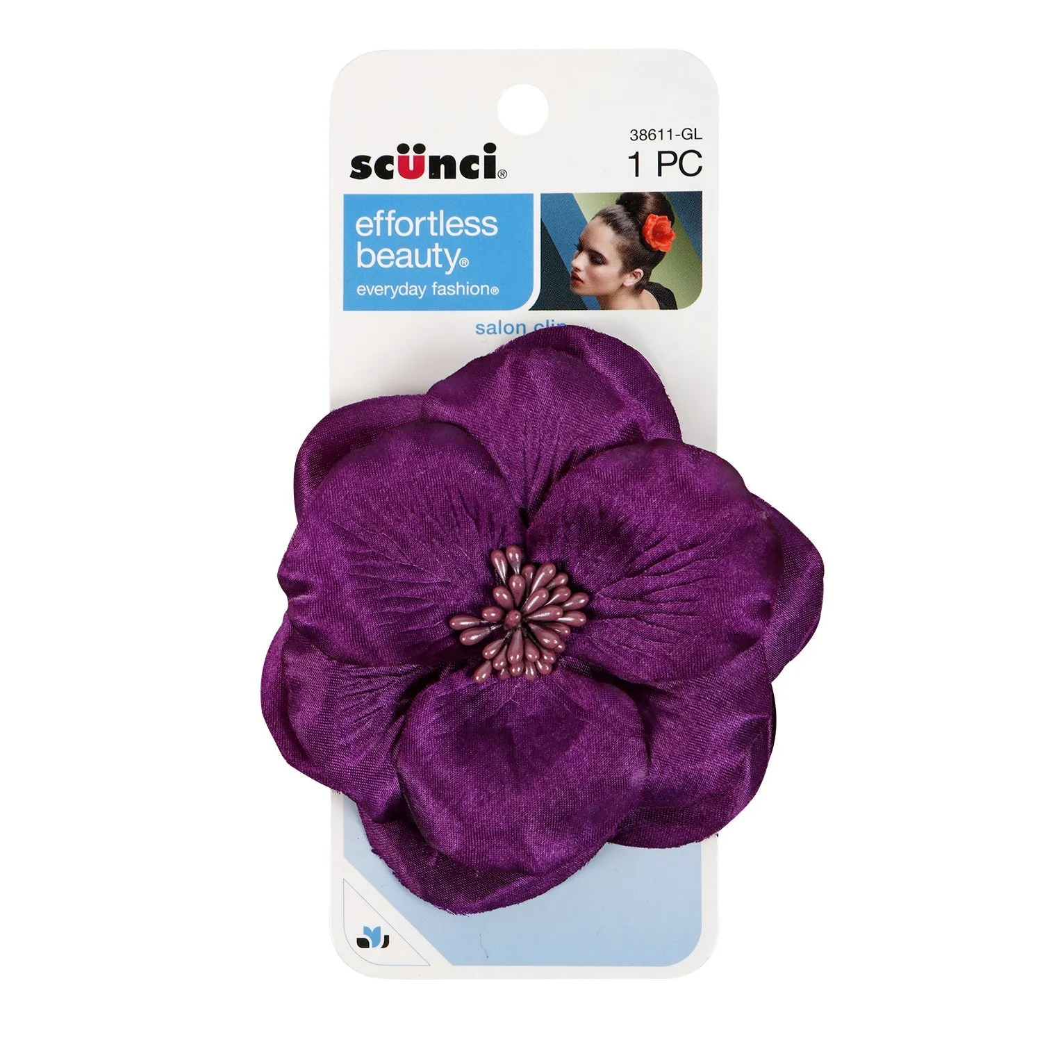 Scunci Effortless Beauty Assorted Flower Salon Clip