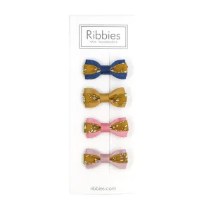 Set of 4 Liberty Bows - Capel Mustard