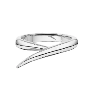 Shaun Leane Interlocking 18ct White Gold Single Ring D