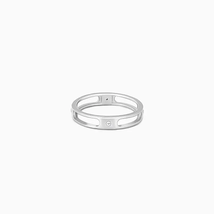 Silver Classic Link Ring for Her