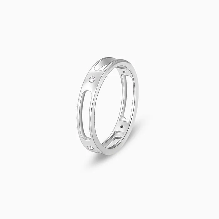 Silver Classic Link Ring for Her
