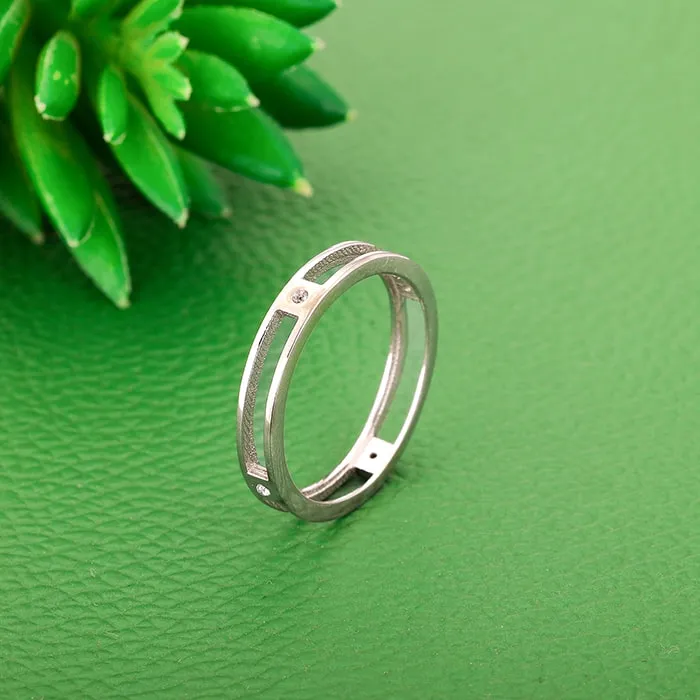 Silver Classic Link Ring for Her