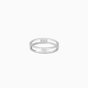 Silver Classic Link Ring for Her