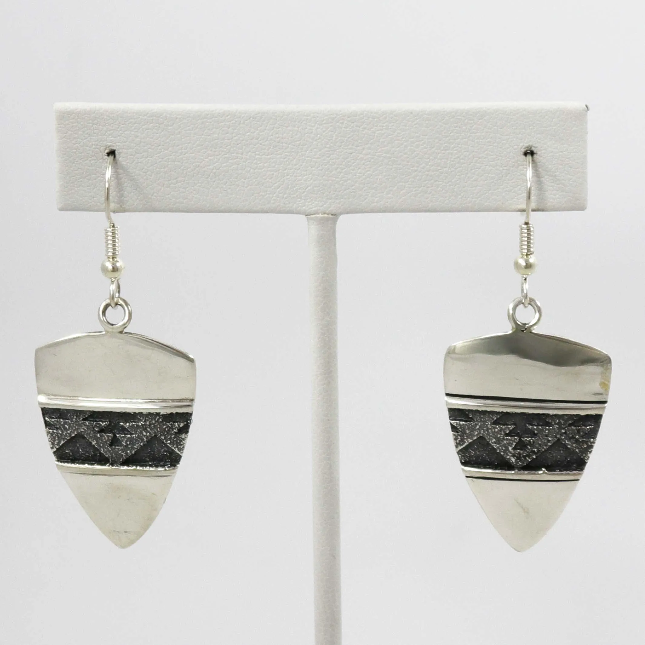 Silver Overlay Earrings