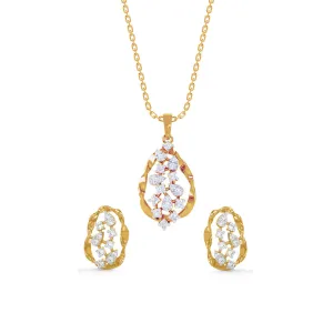 Silver Petra Jewellery Set