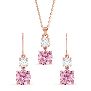 Silver Rosa Jewellery Set