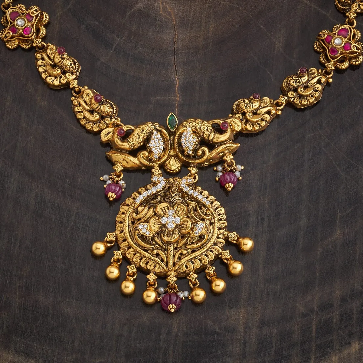 Silver Temple Necklace 177229