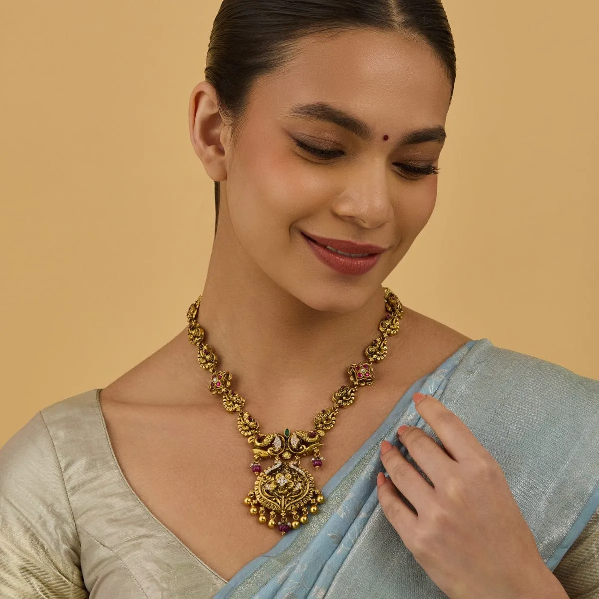Silver Temple Necklace 177229