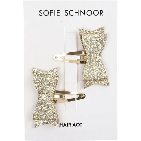 Sofie Schnoor Gold Glitter Hairclip NOOS