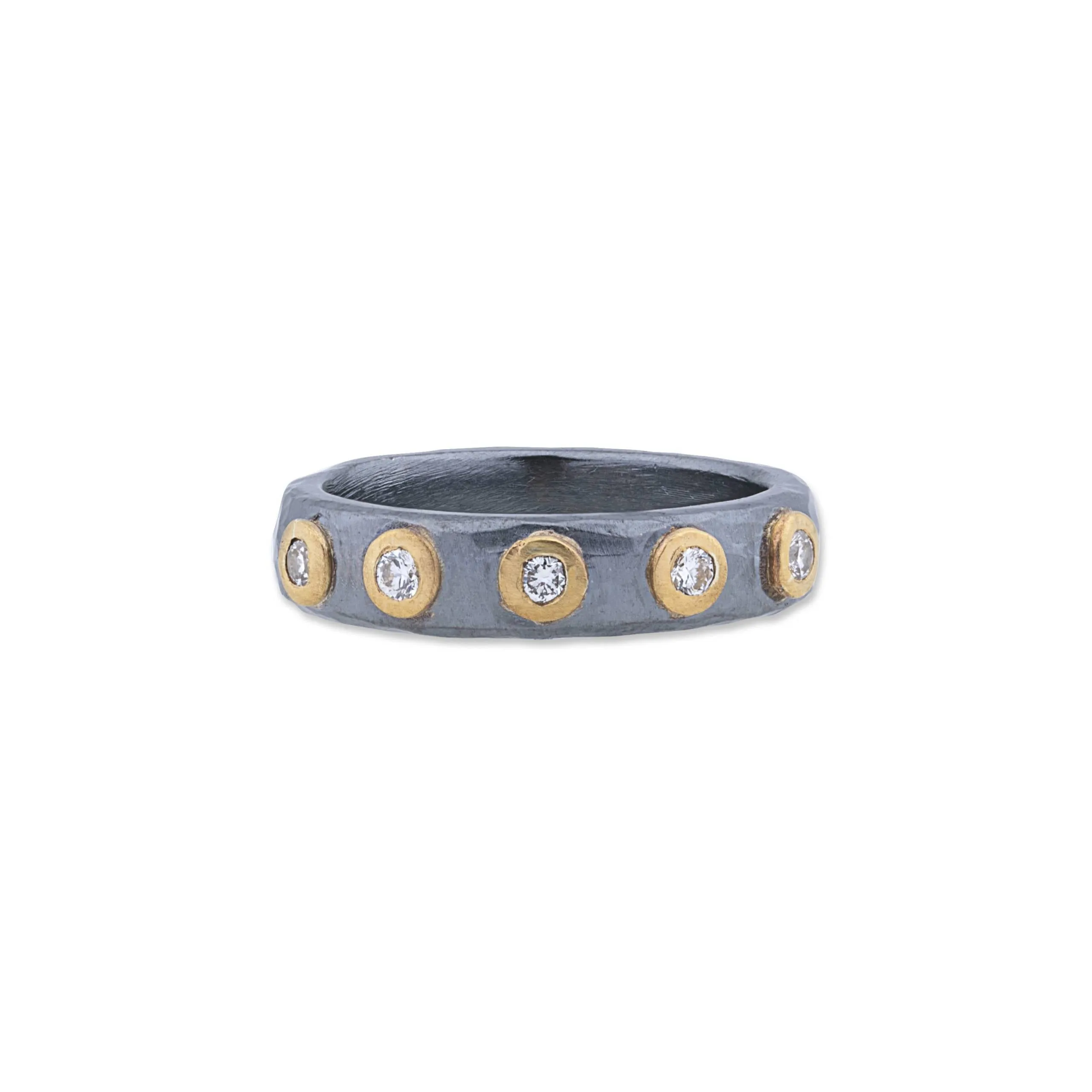 Stockholm Ring with 5 Diamonds