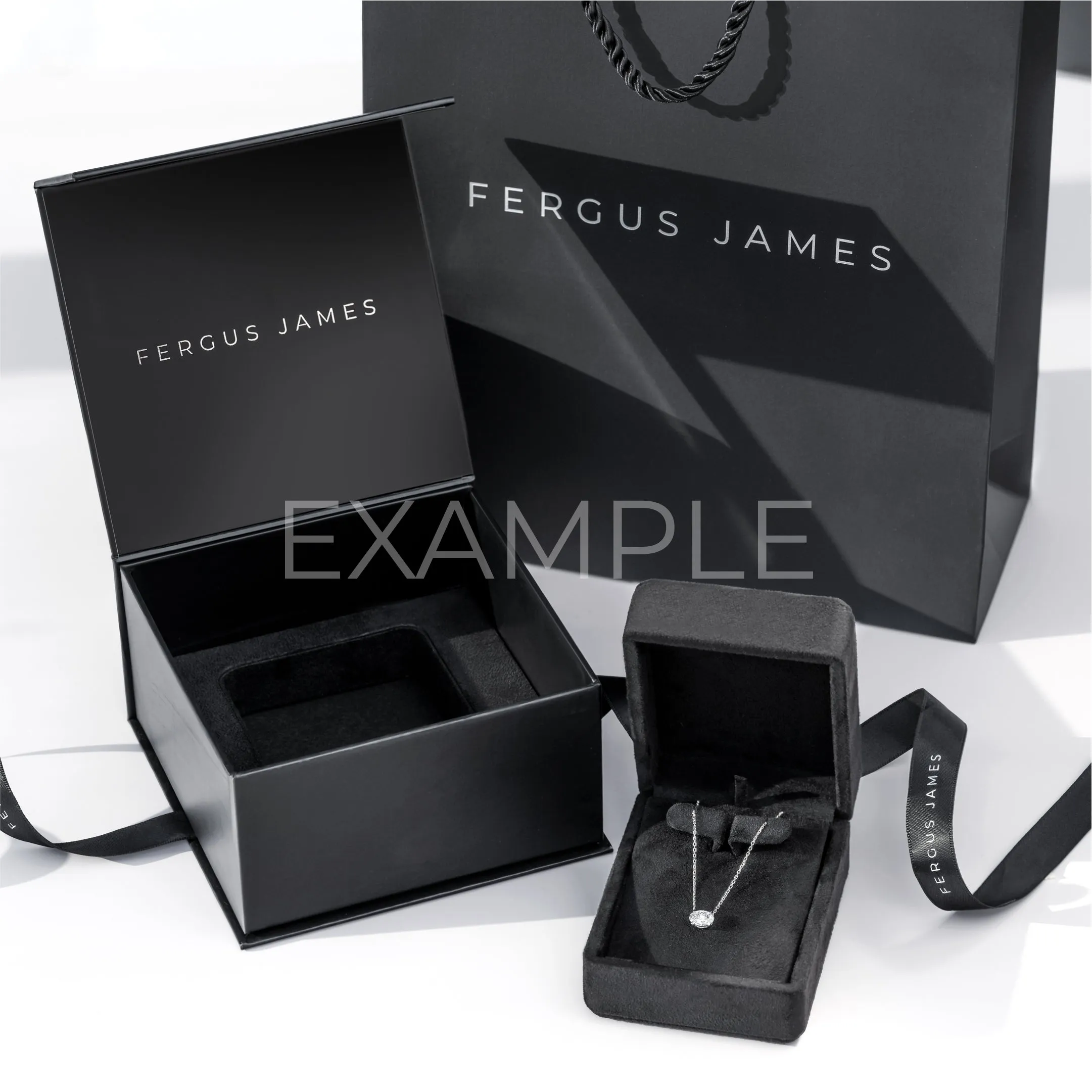 T Letter Pendant White Gold