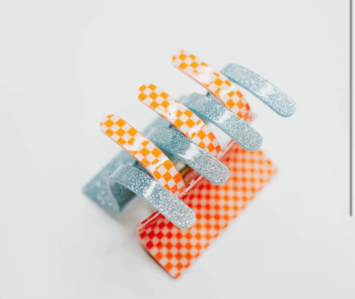 Take a Check Hair Clip