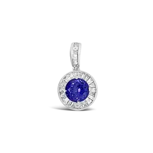 Tanzanite & Diamond Pendant