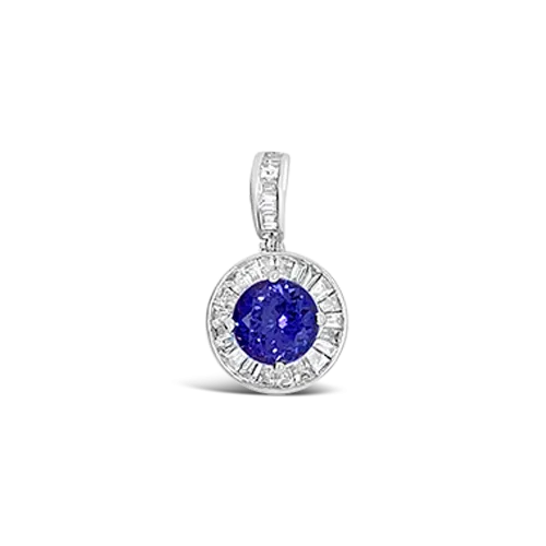 Tanzanite & Diamond Pendant