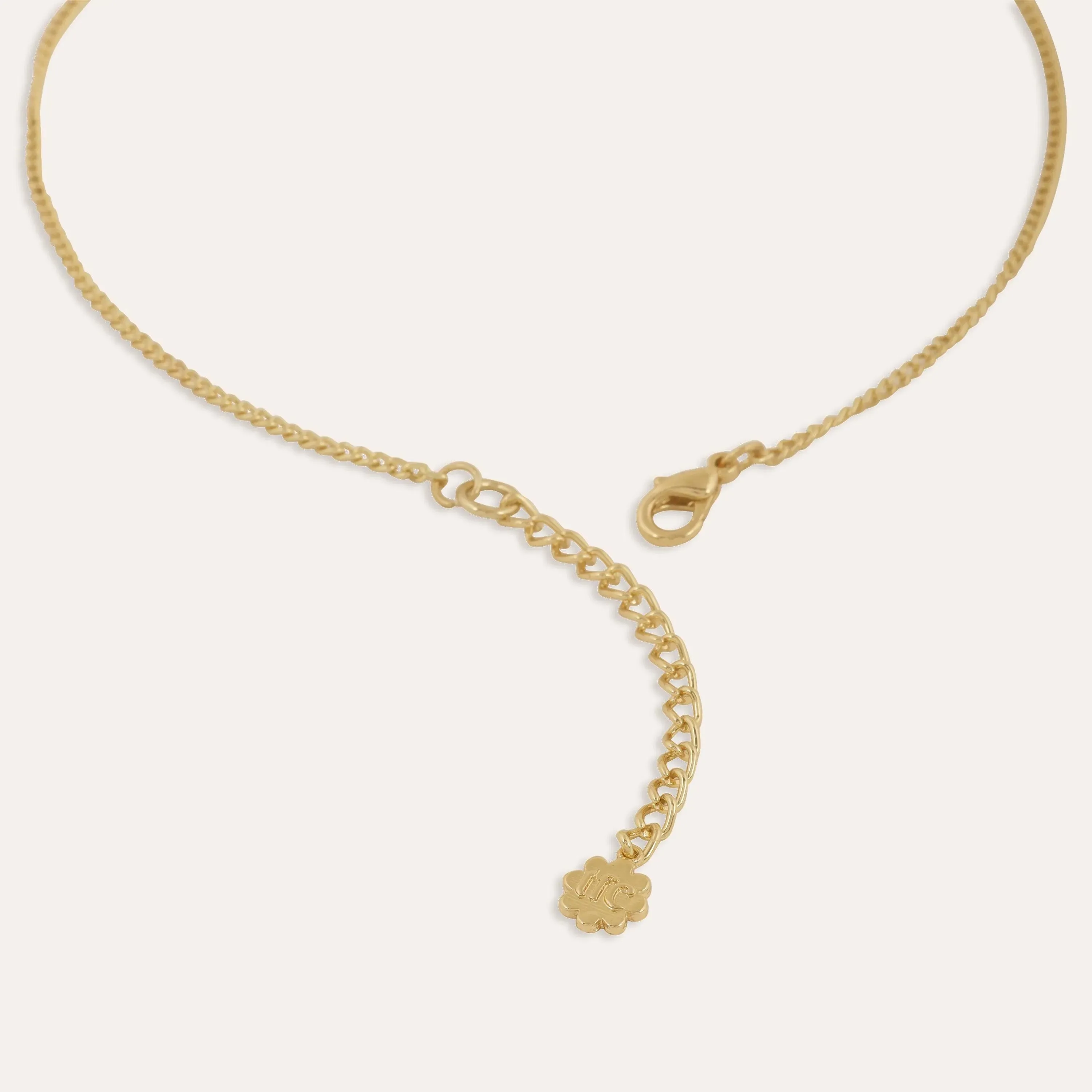 TFC Ballerina Gold Plated Pendant Necklace
