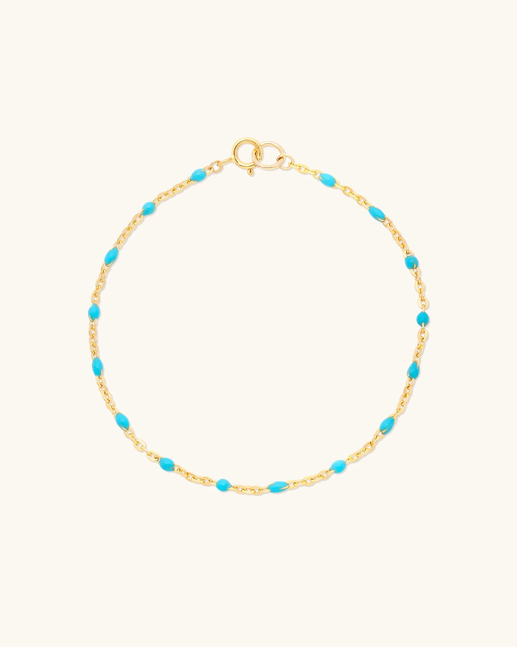 Turquoise Candy Chain Bracelet