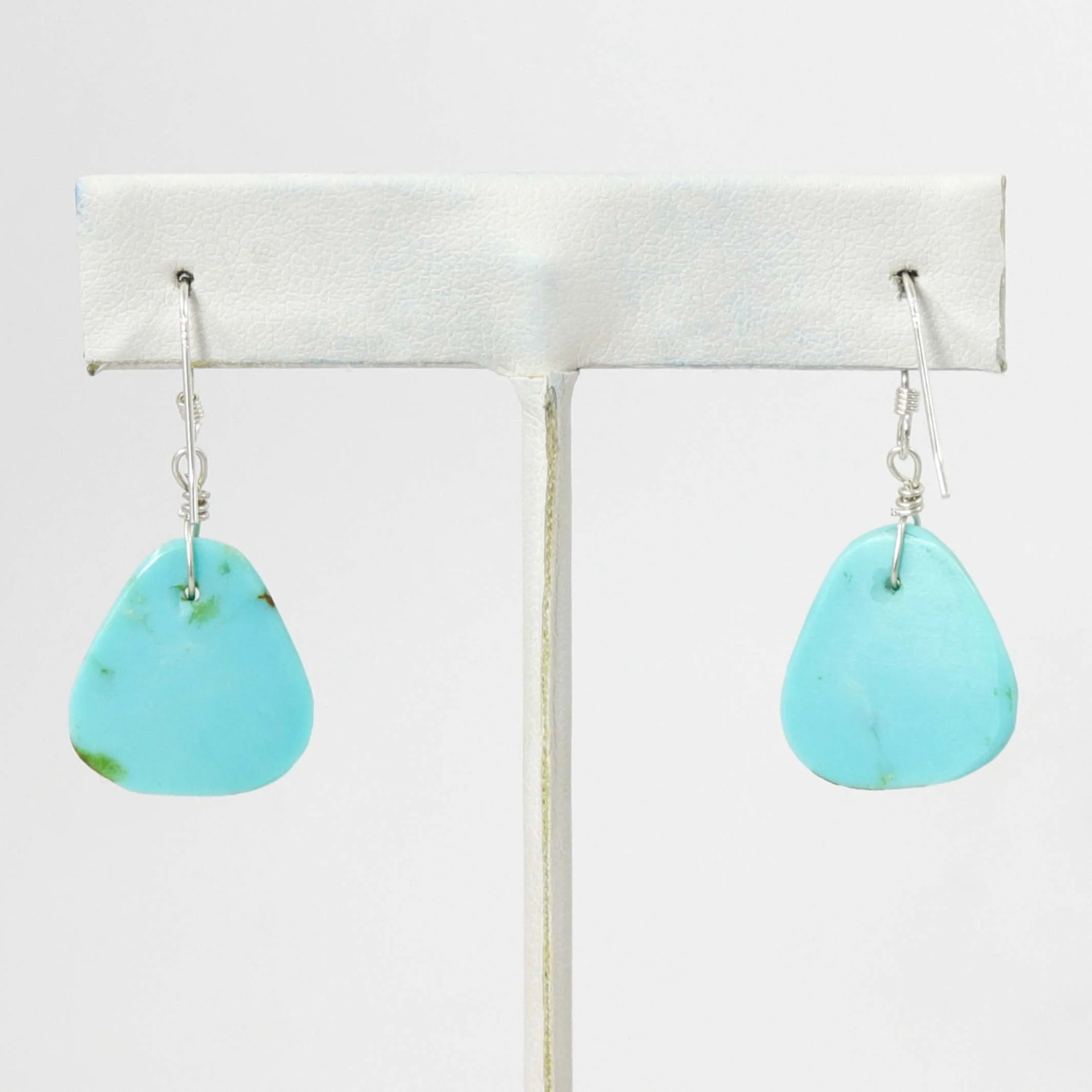 Turquoise Slab Earrings
