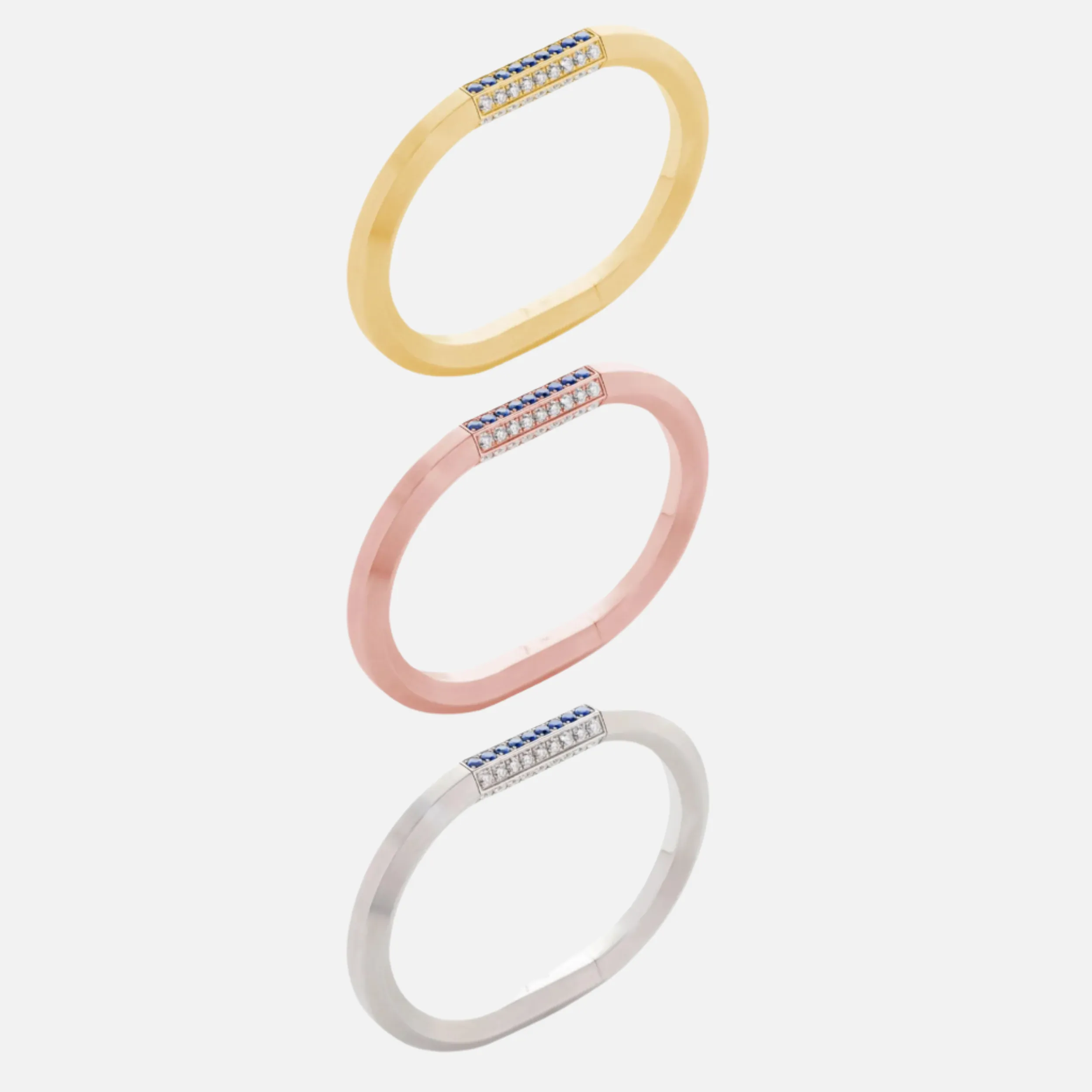 Vault Pav?? Lock, 18k Yellow Gold